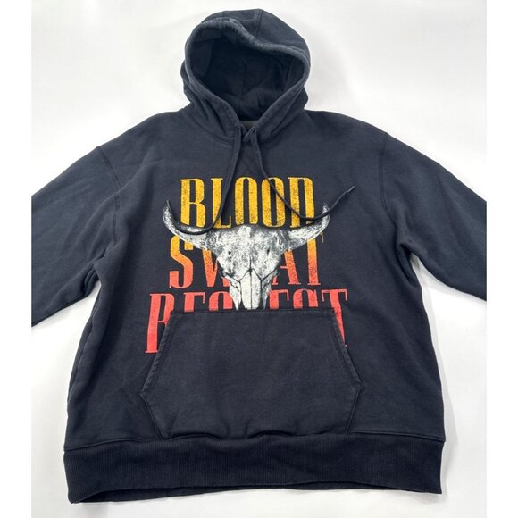 Under Armour Mens XL Project Rock Blood Sweat Respect Hoodie Heavyweight Black - Picture 14 of 14